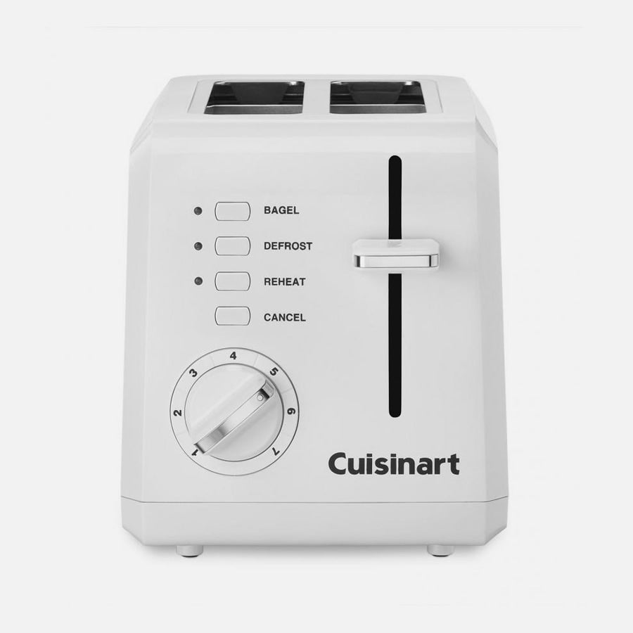 Cuisinart 2 Slice Compact Plastic Toaster – White