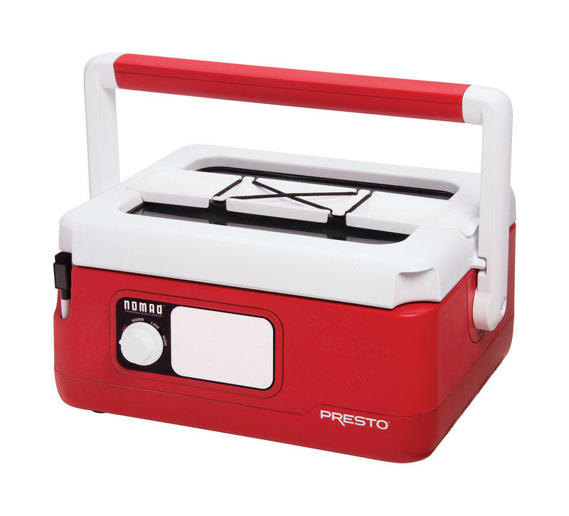 Presto Nomad Red Plastic 250W Slow Cooker 6 qt. Capacity (Pack of 2)