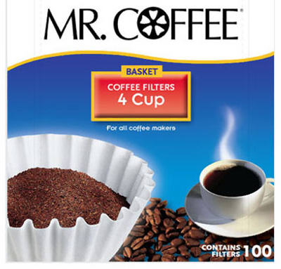 4-Cup Coffee Filters, 100-Count