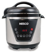 Nesco Stainless Steel Digital Pressure Cooker 6 qt Black/Silver