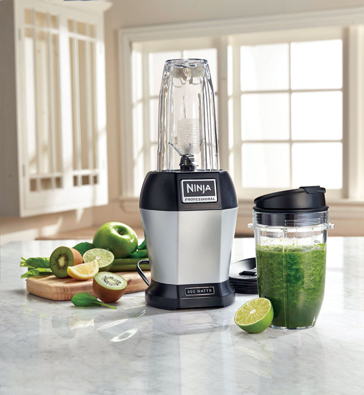 Ninja Black/Silver Metal/Plastic Blender 24 oz 3 speed