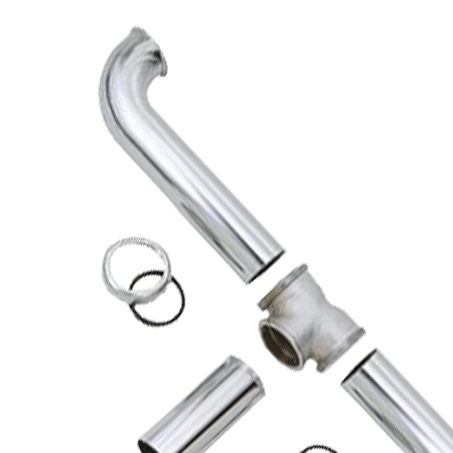 Master Plumber 2 Bowl Center Outlet Drain with Chrome Plated Brass for Sinks