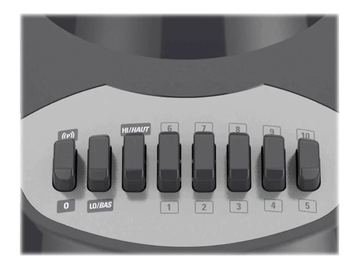 Black & Decker 10 Speed Blender – 5 Cup Glass Blending Jar – Gray