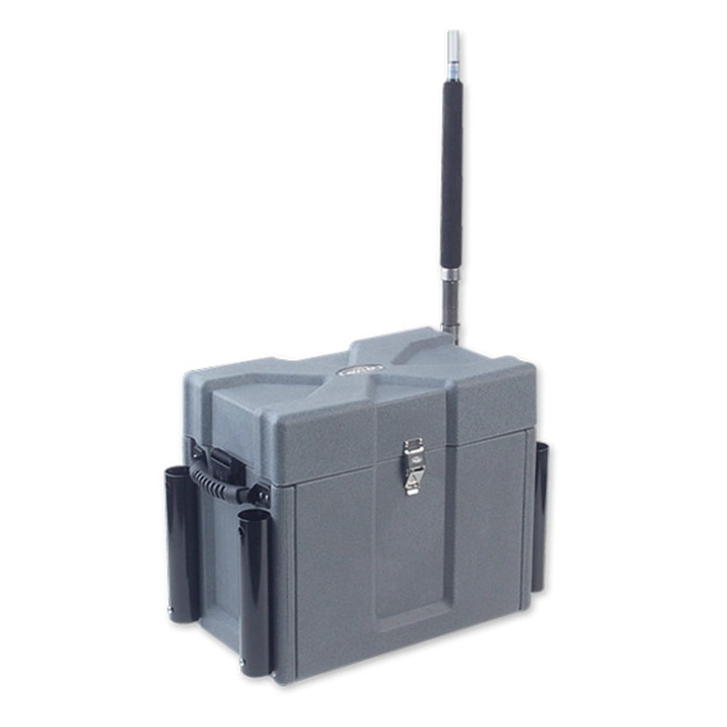 SKB Medium Tackle Box, 4 Storage Boxes with Dividers and Padlockable Latch, Gray