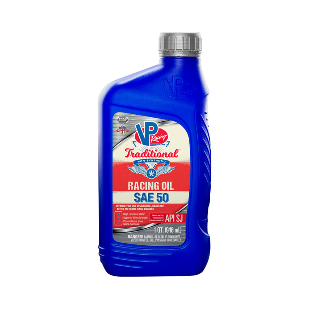 VP Racing Fuels 2685 Traditional Non Synthetic Racing Oil, Quart Bottle SAE 50 - Find Fresh Goods