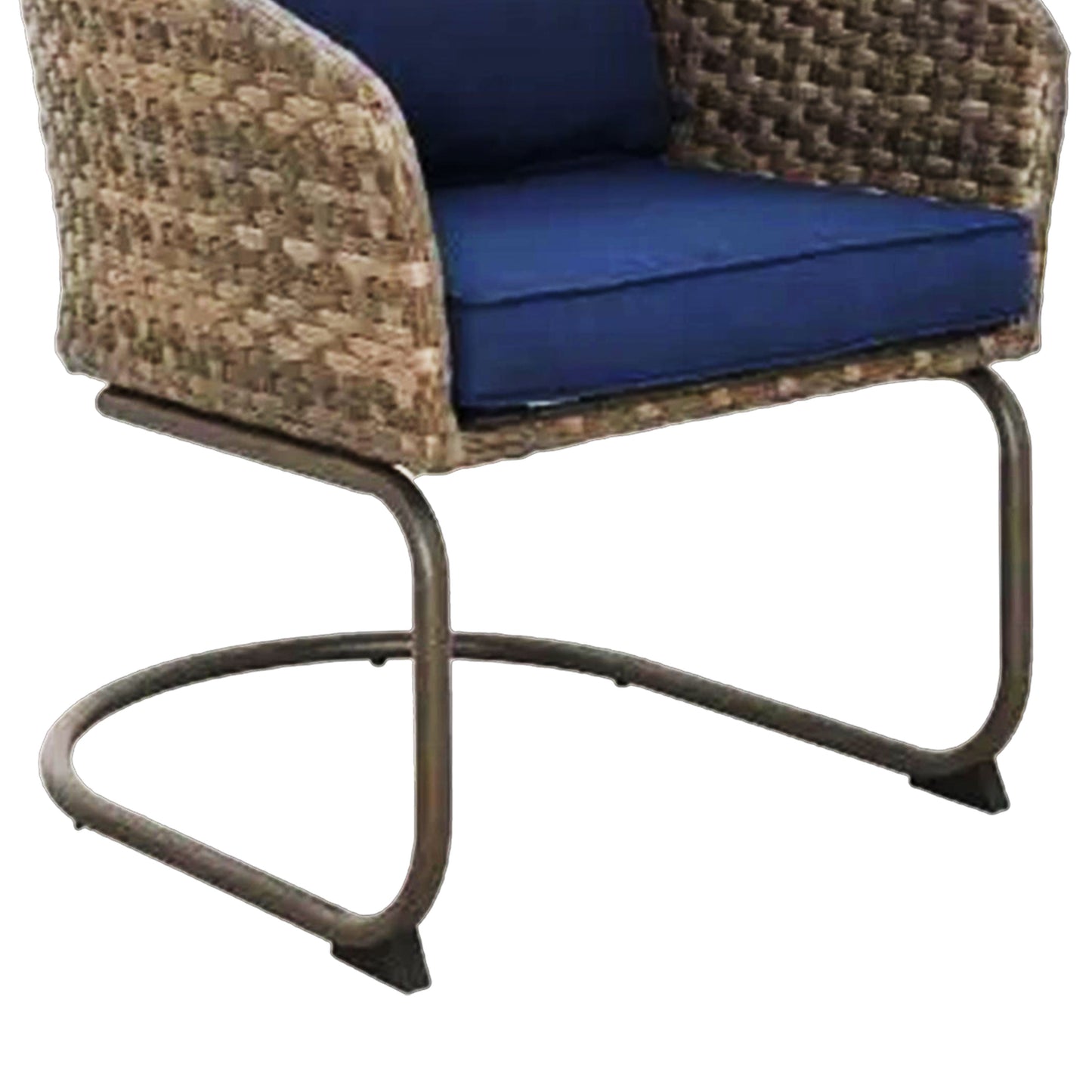 Four Seasons Courtyard Rockland Spring Motion Dining Chairs, Brown, Set of 2