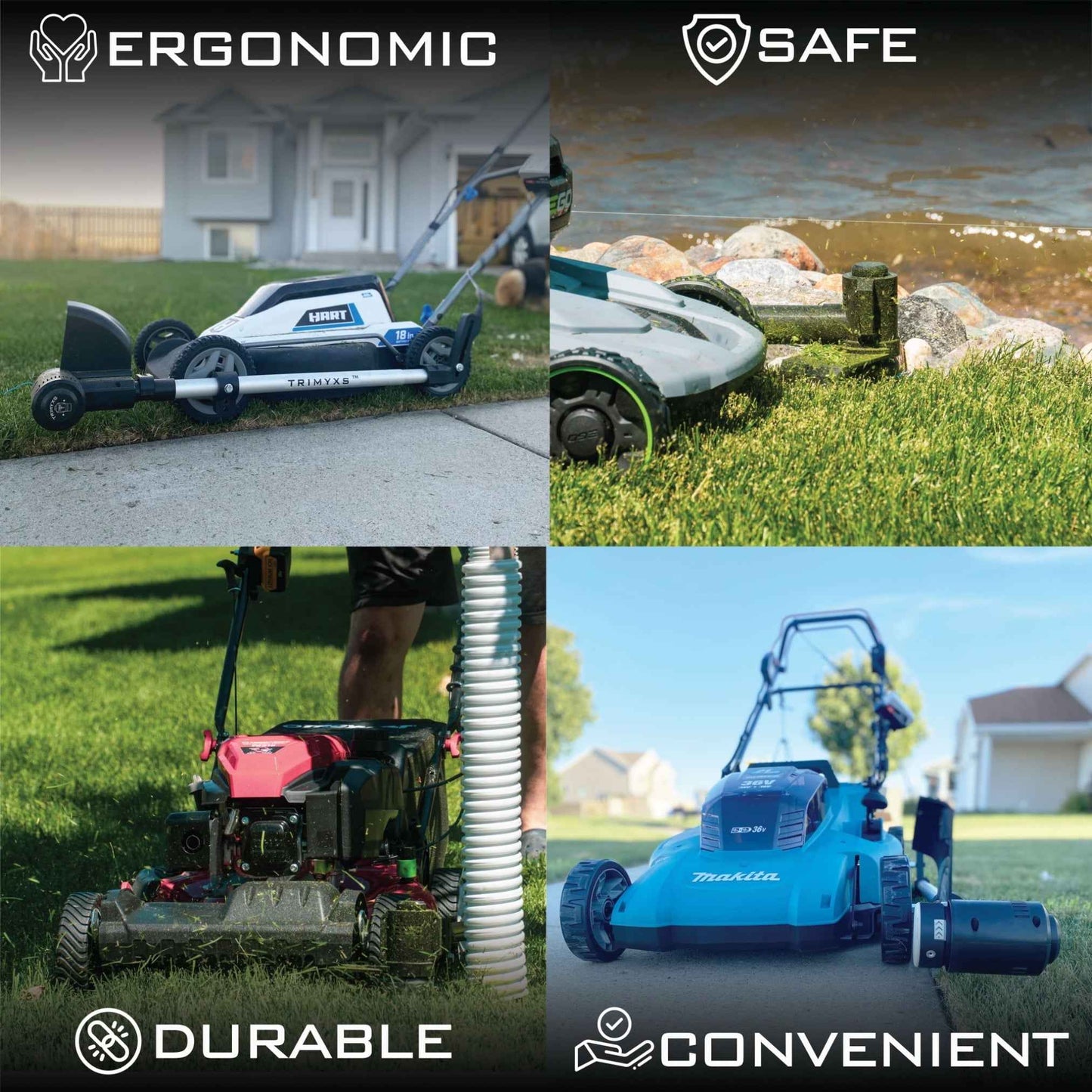 Trimyxs String Trimmer & Edger Lawn Mower Attachment