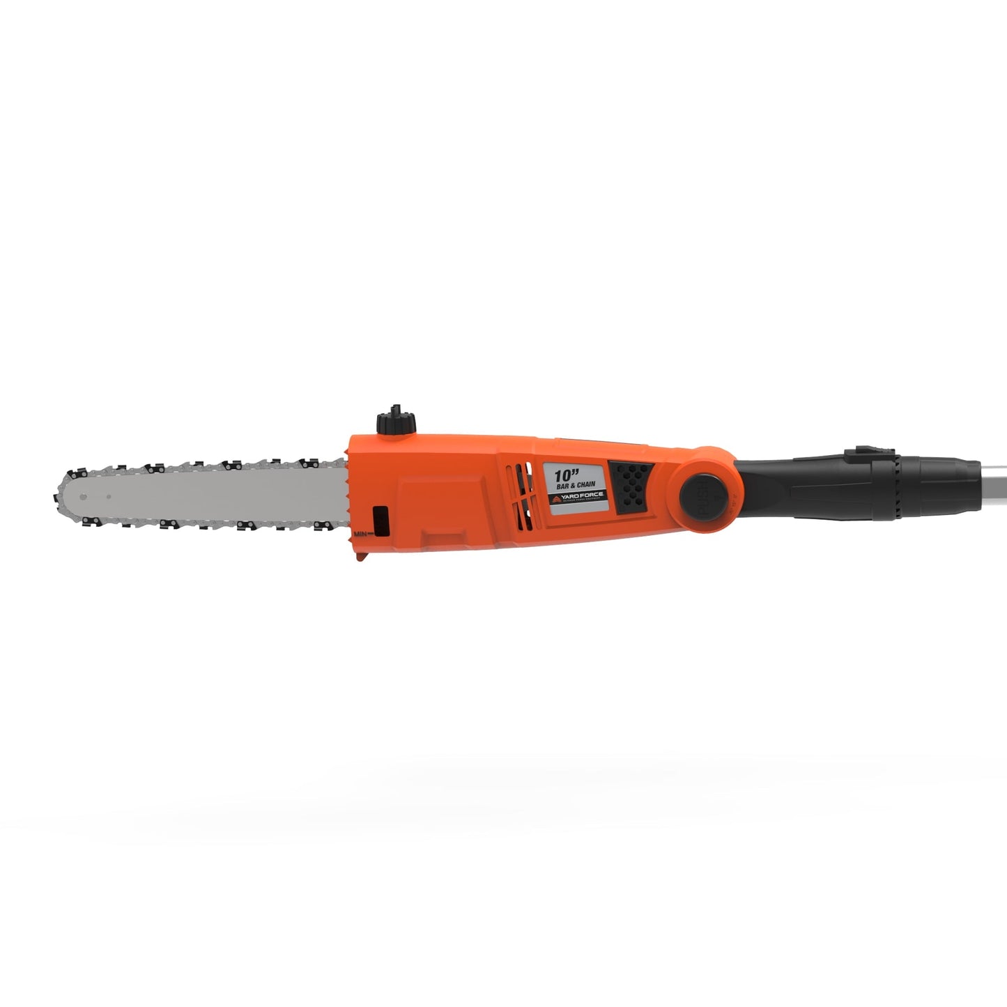 Yard Force 10 in. Electric Pole Saw 6.5 Amp Telescoping reach up to 15ft with Multi-Angle Head plus Bonus PPE Kit