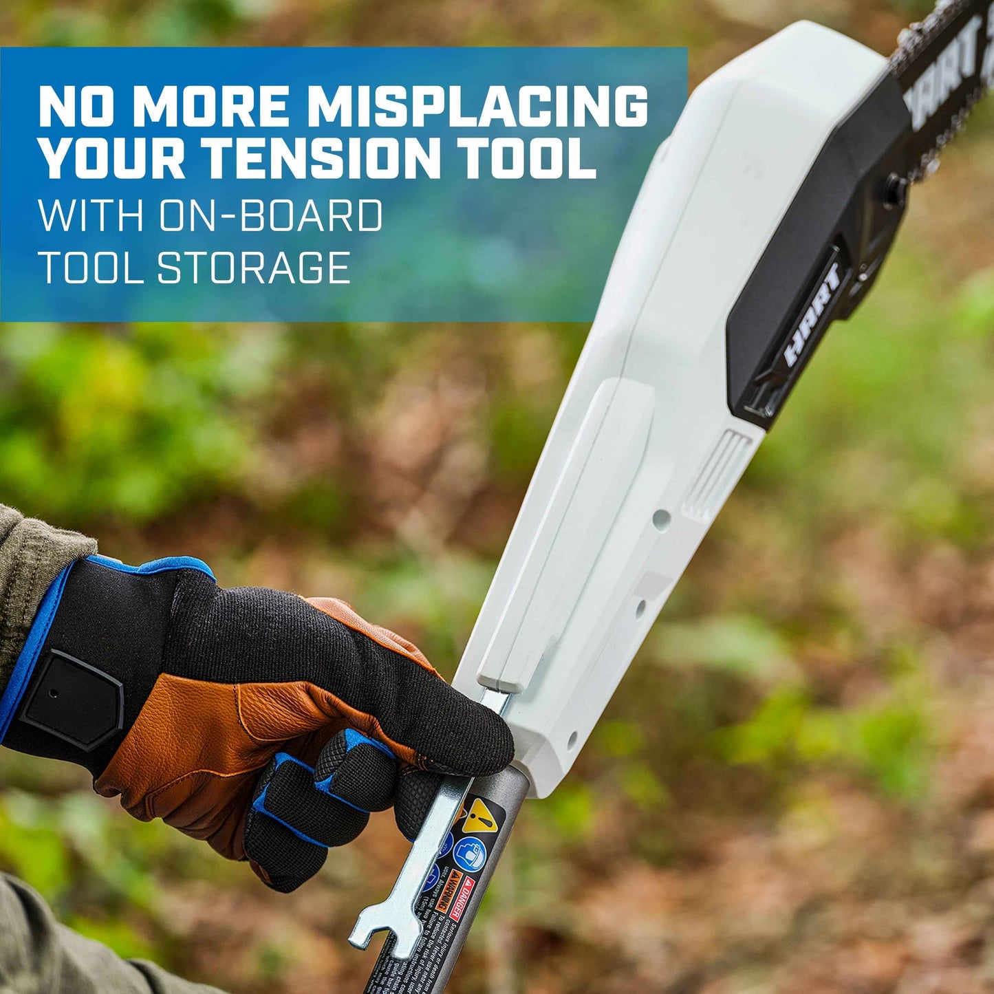 HART 20-Volt 8-Inch Pole Saw Kit, (1) 2.0 Ah Lithium Ion Battery