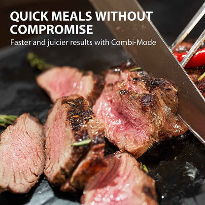 TOSHIBA 7-in-1 Countertop Microwave Oven Air Fryer Combo, Inverter, Convection, Broil, Speedy Combi, Even Defrost, Humidity Sensor, Mute Function, 27 Auto Menu&47 Recipes, 1.0 cu.ft/30QT, 1000W