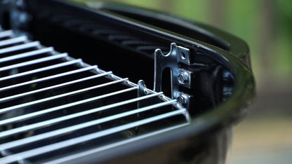 Americana Walk-A-Bout Charcoal Original Square Grill-100% Pre-Assembled Portable Steel, Blue