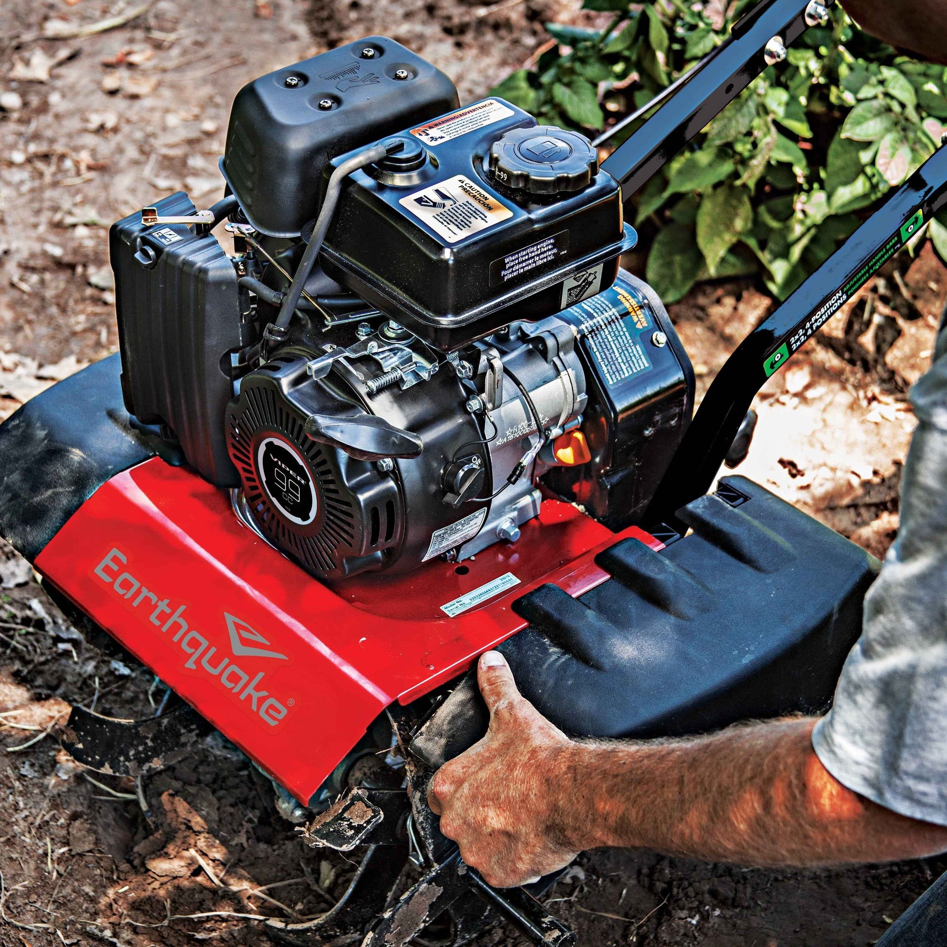 Earthquake Versa Tiller Cultivator 99cc Viper Engine, Red