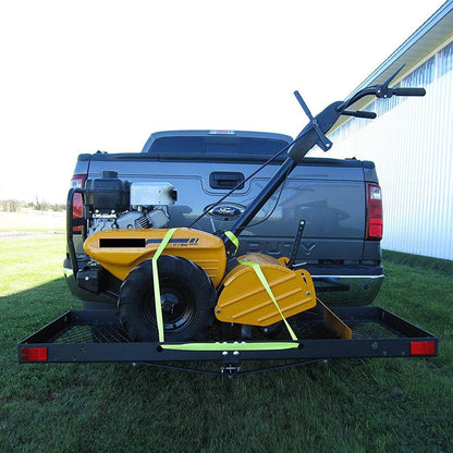 Tow Tuff 62 Inch Steel Cargo Carrier and Bike Rack, Fits All 2 Inch Receivers - Find Fresh Goods