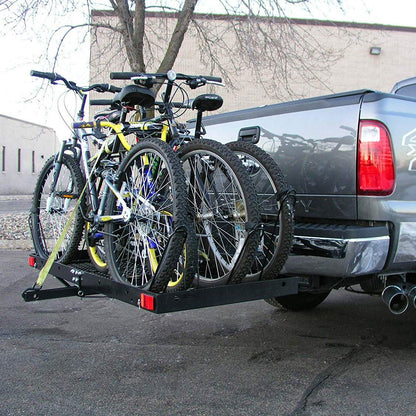 Tow Tuff 62 Inch Steel Cargo Carrier and Bike Rack, Fits All 2 Inch Receivers - Find Fresh Goods