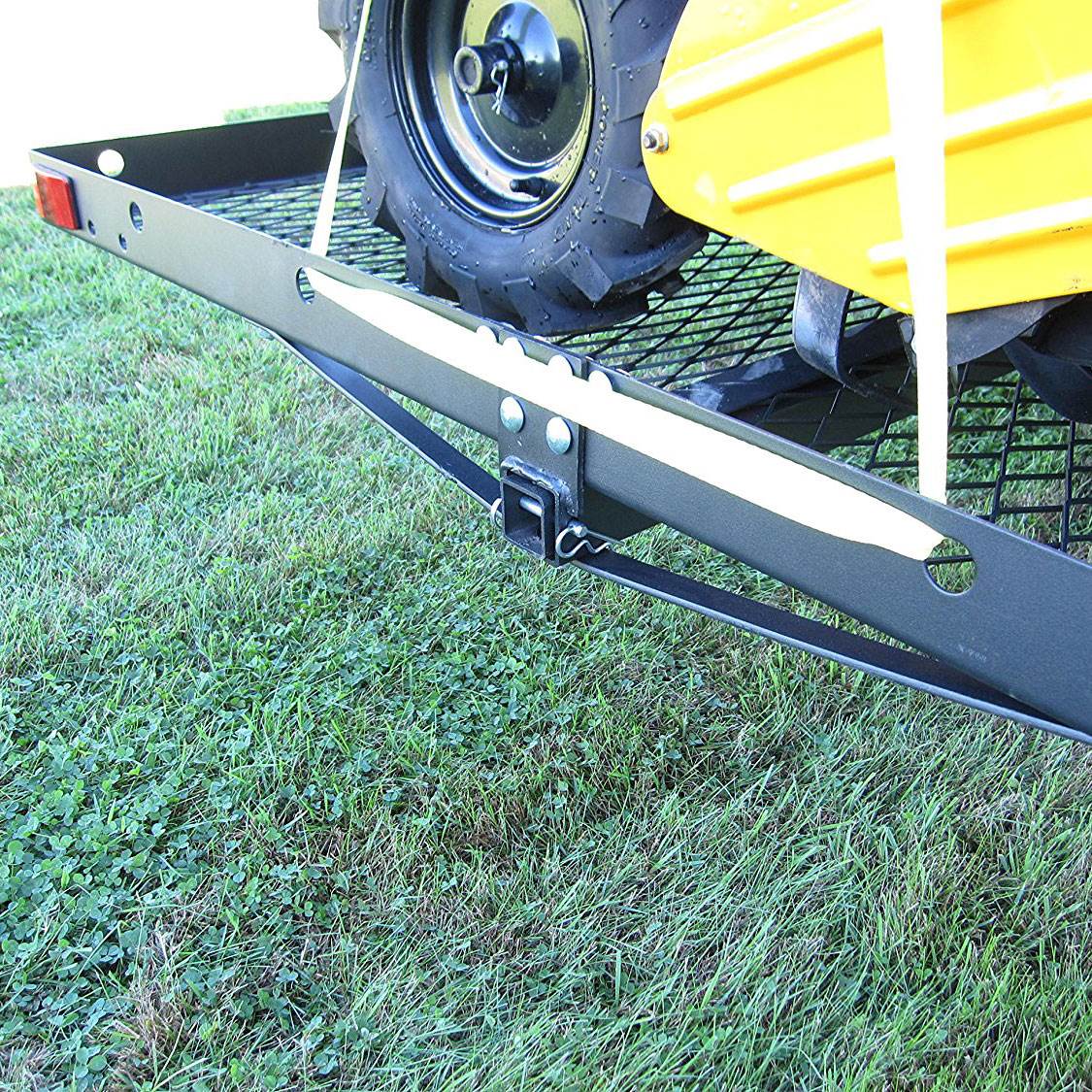 Tow Tuff 62 Inch Steel Cargo Carrier and Bike Rack, Fits All 2 Inch Receivers - Find Fresh Goods
