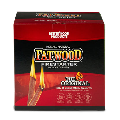 Better Wood Products 9987 Fatwood Natural Pine 5 Pound Wood Firestarter (3 Pack)