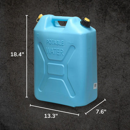 Scepter 5 Gallon Military Style Water Can Container w/ Flexible Reversible Spout