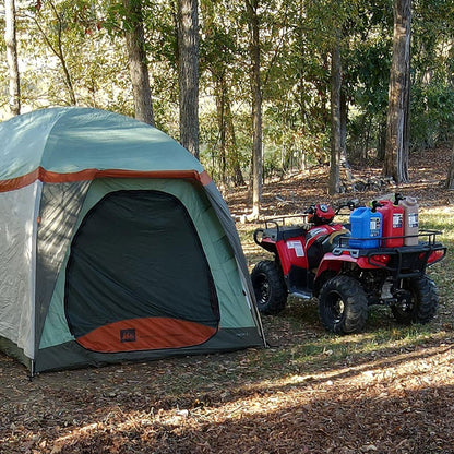 Scepter Lightweight BPA 5 Gallon 20 Liter Portable Water Storage Container, Sand (4 Pack)