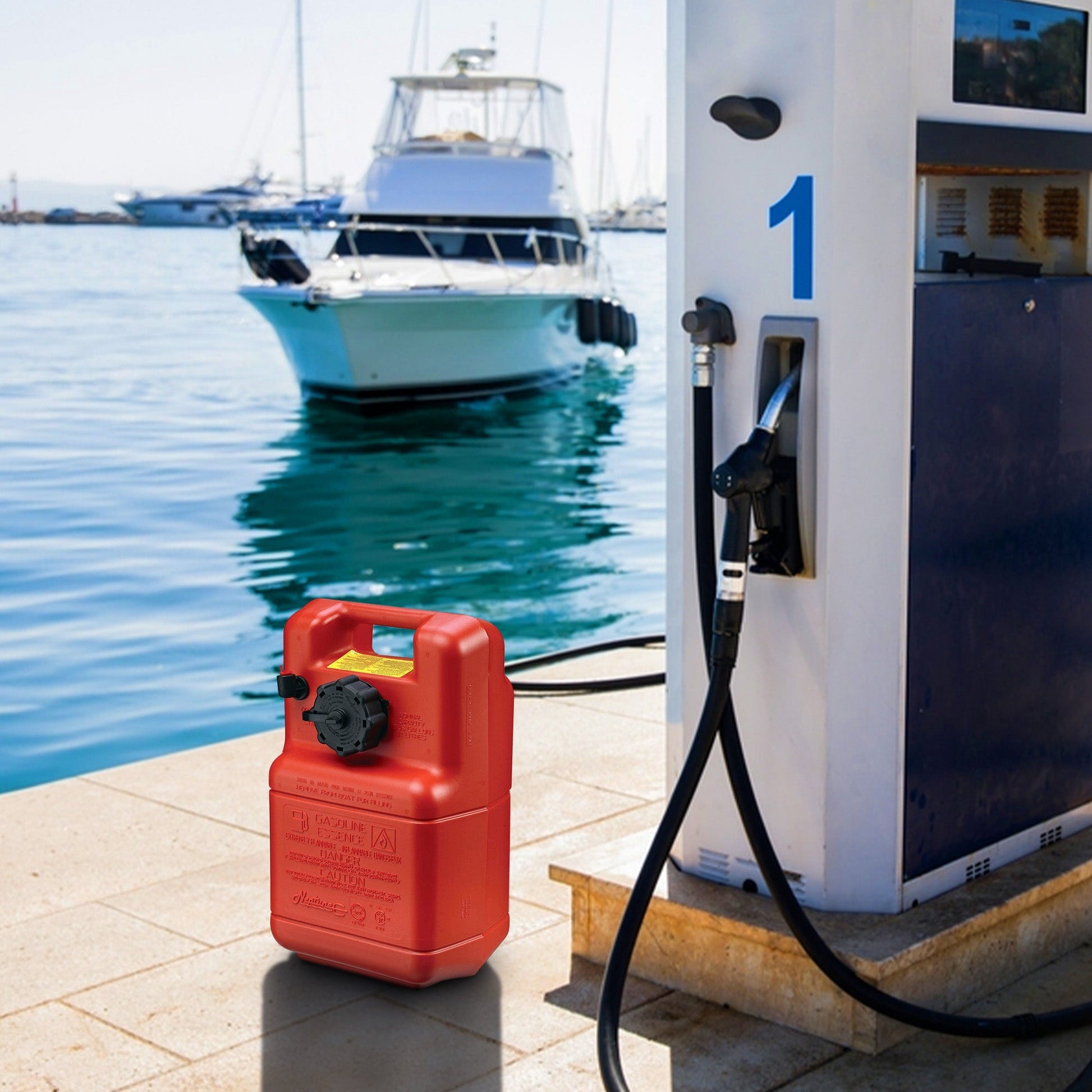 Scepter Neptune 3 Gallon 11.4 Liter EPA + CARB Tank, Red, 8590 - Find Fresh Goods