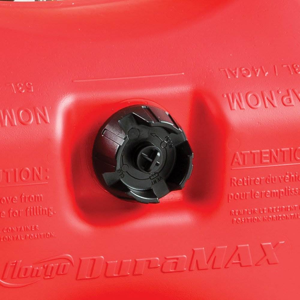 Scepter Flo N' Go Duramax 14 Gal Gas Fuel Tank Container Caddy Can & Pump, Red - Find Fresh Goods