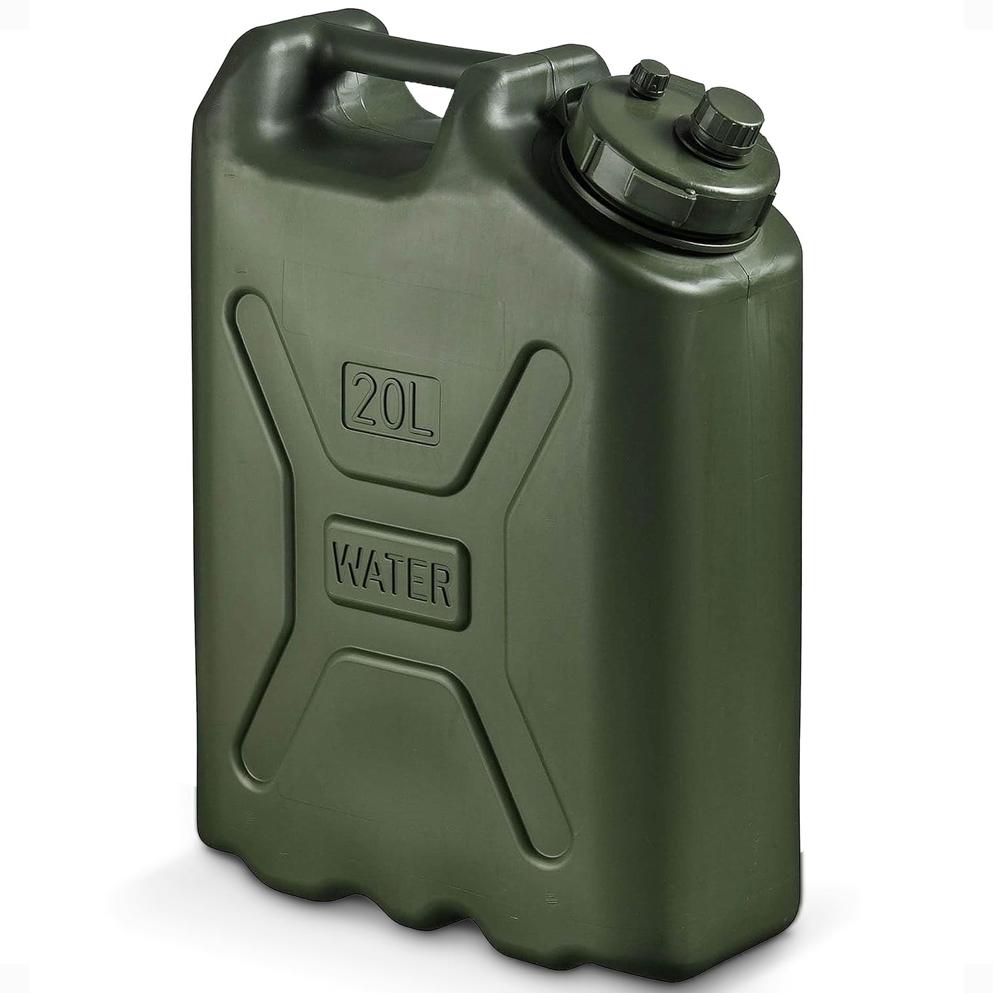 Scepter BPA Durable 5 Gallon 20 Liter Portable Water Storage Container, Green