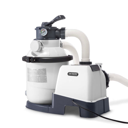Intex Krystal Clear 1500 GPH Sand Filter Pump for Above Ground Swimming Pools