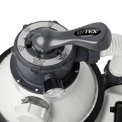 Intex Krystal Clear 1500 GPH Sand Filter Pump for Above Ground Swimming Pools