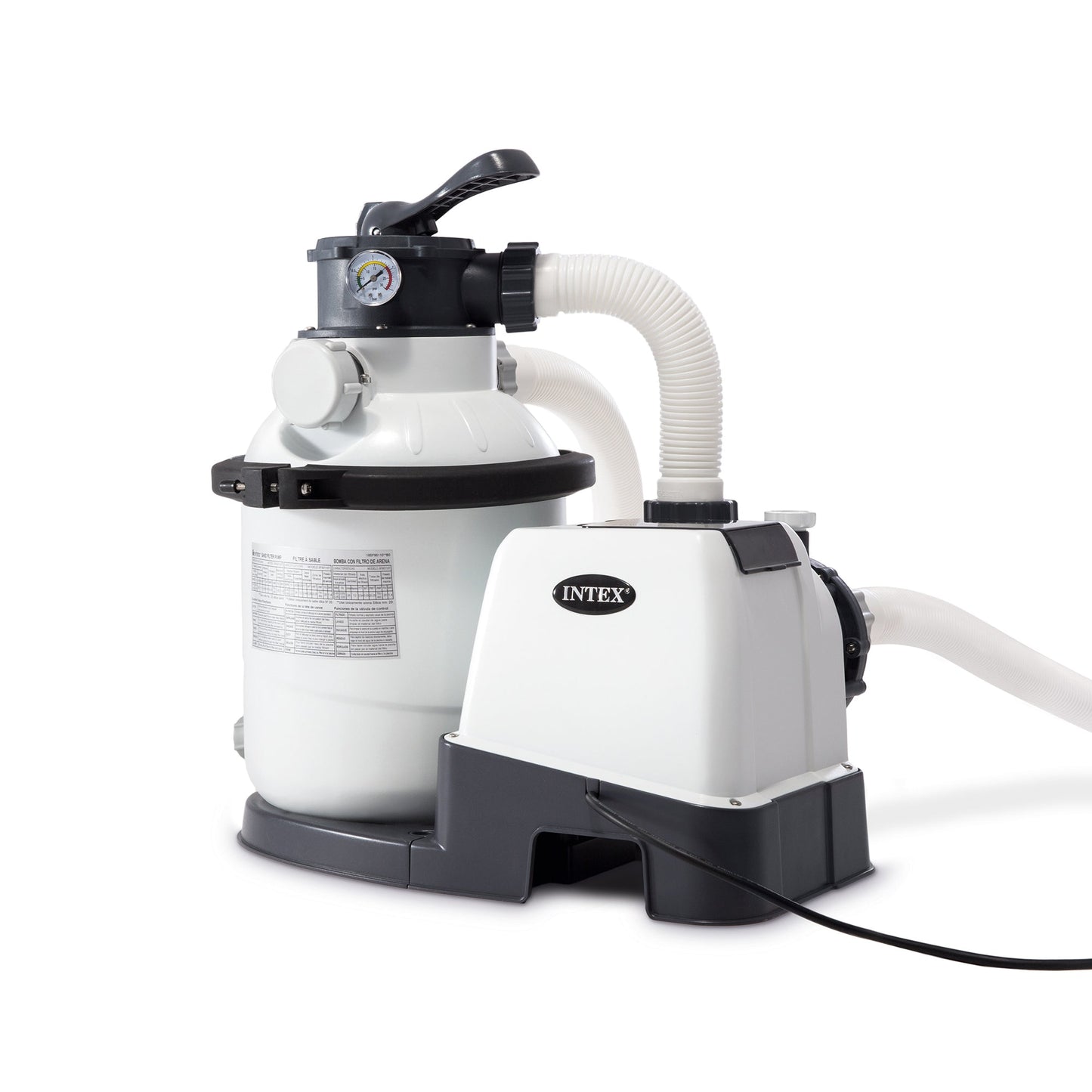 Intex Krystal Clear 1500 GPH Sand Filter Pump for Above Ground Swimming Pools