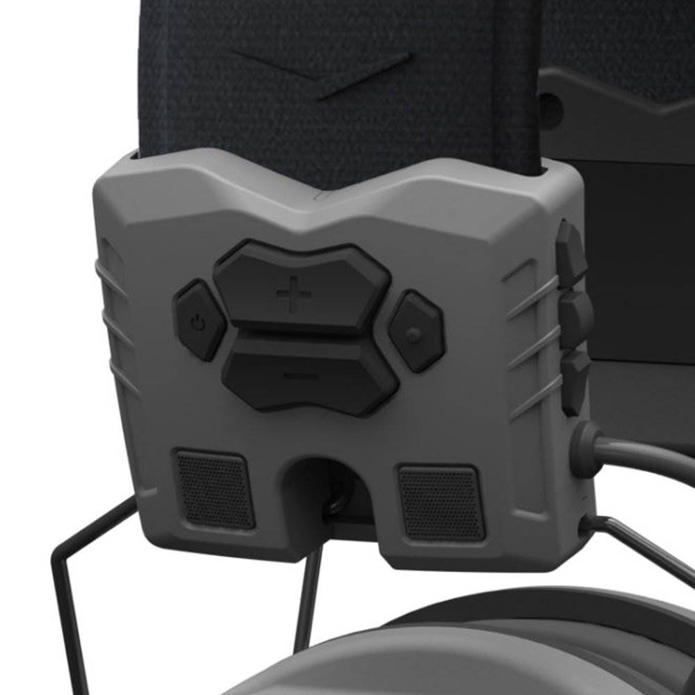 Walkers XCEL 500BT Electronic Active Shooting Hearing Protection Earmuffs, Gray