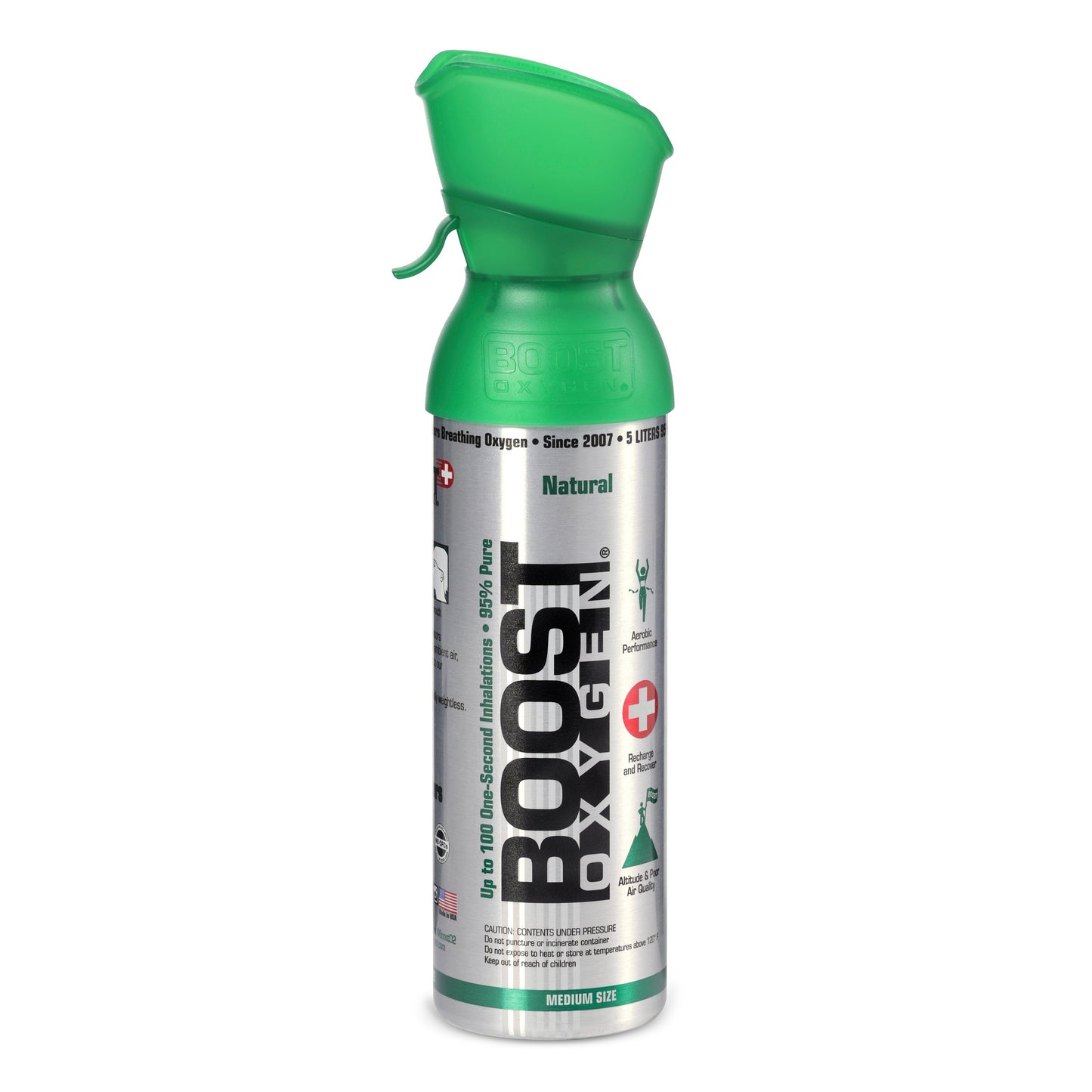 Boost Oxygen Natural Portable 5 Liter Pure Oxygen Variety Canister (16 Pack) - Find Fresh Goods