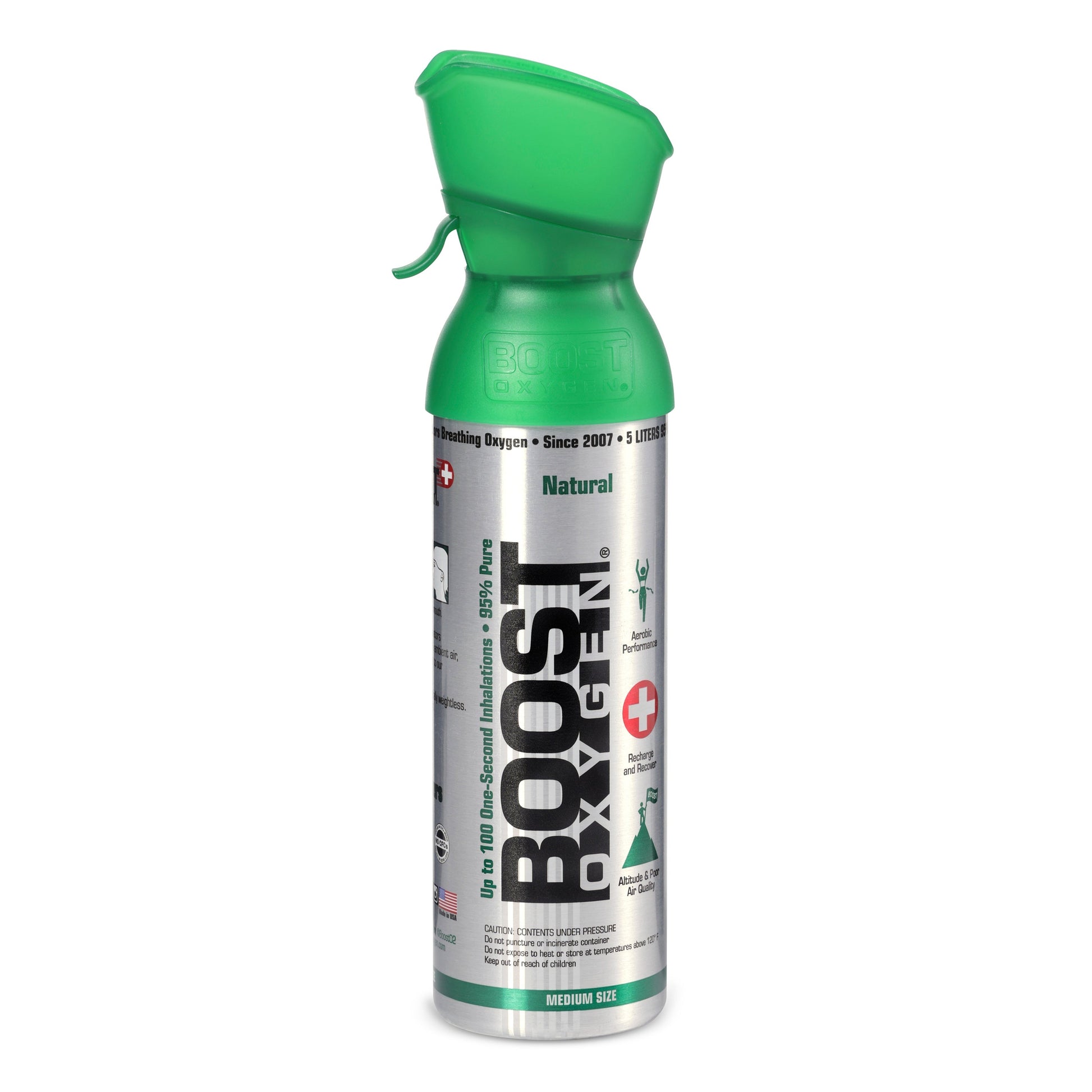 Boost Oxygen Natural Portable 5 Liter Pure Oxygen Variety Canister (16 Pack) - Find Fresh Goods