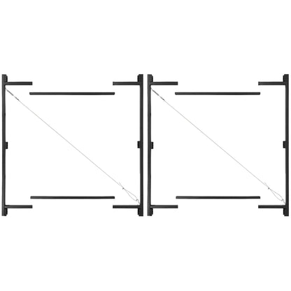 Adjust-A-Gate Steel Frame Gate Building Kit, 36"-60" Wide Opening Up To 7' High