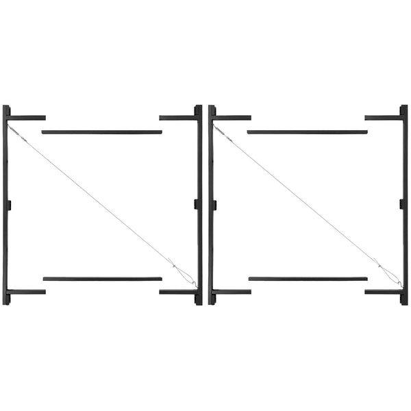 Adjust-A-Gate Steel Frame Gate Building Kit, 36"-60" Wide Opening Up To 7' High