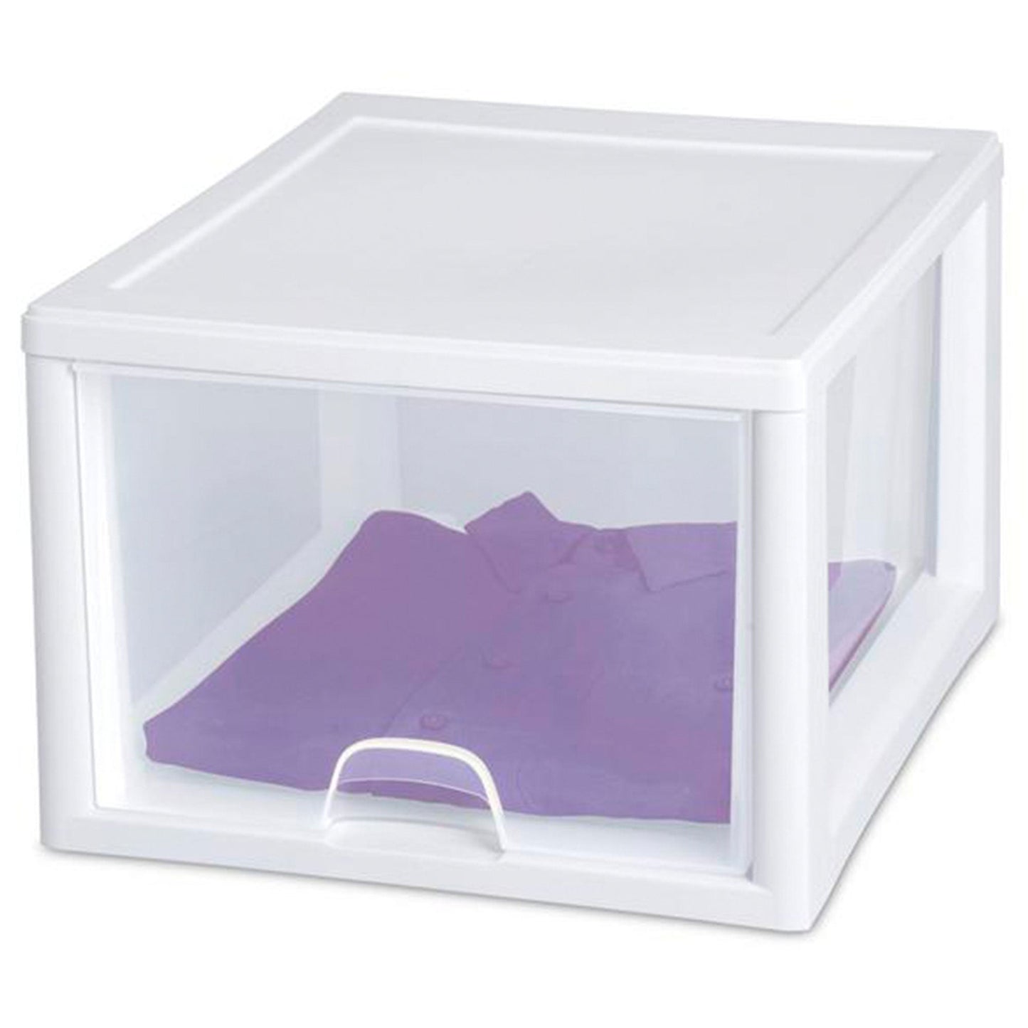 Sterilite 27 Qt (4 Pk) & 16 Qt (6 Pk) Stackable Plastic Storage Drawer Container