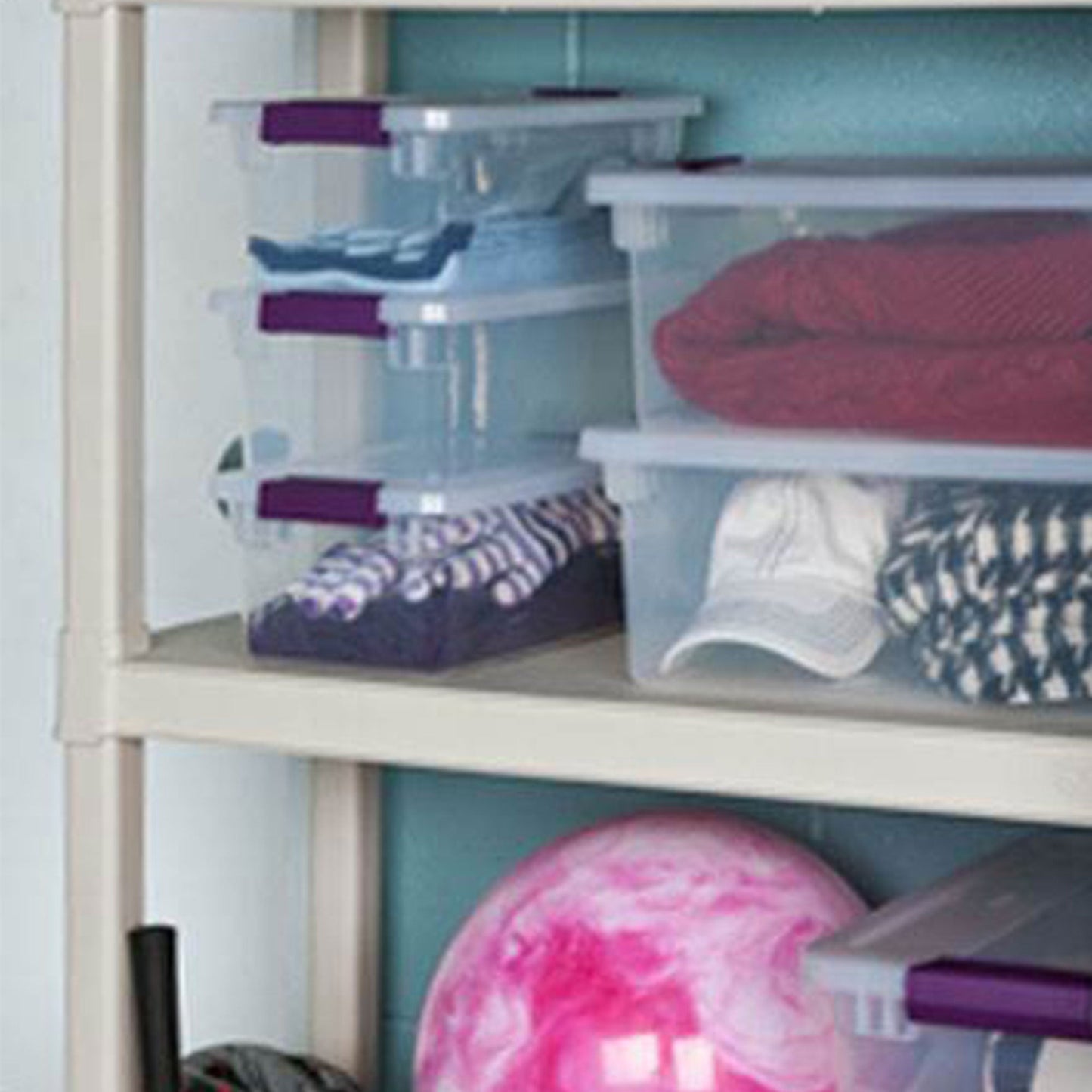 Sterilite 15 Quart Storage Tote, 12 Pack, and 6 Quart Storage Tote, 12 Pack