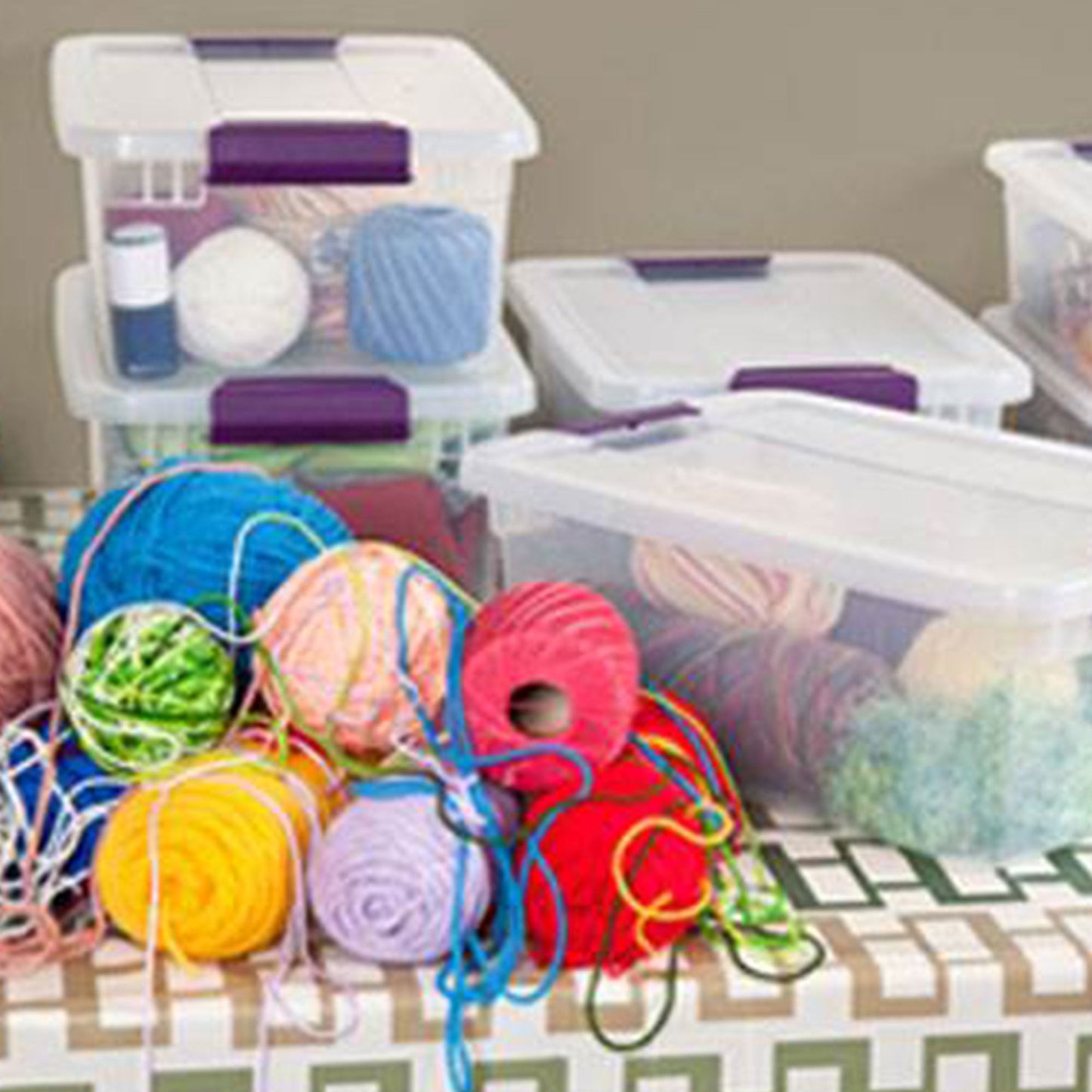 Sterilite 15 Quart Storage Tote, 12 Pack, and 6 Quart Storage Tote, 12 Pack