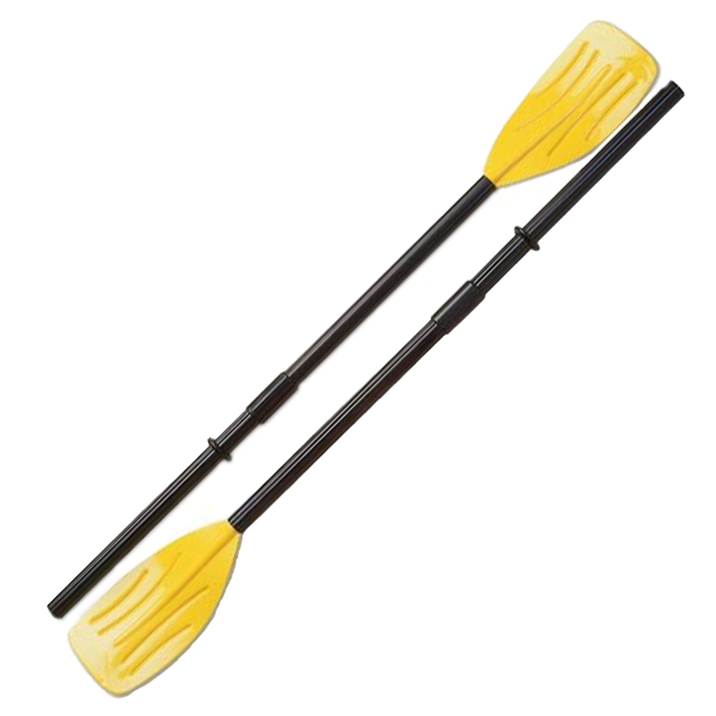 Intex Set of 48" Paddles Plastic Ribbed French Oars for Inflatable Boat (4 Pack)
