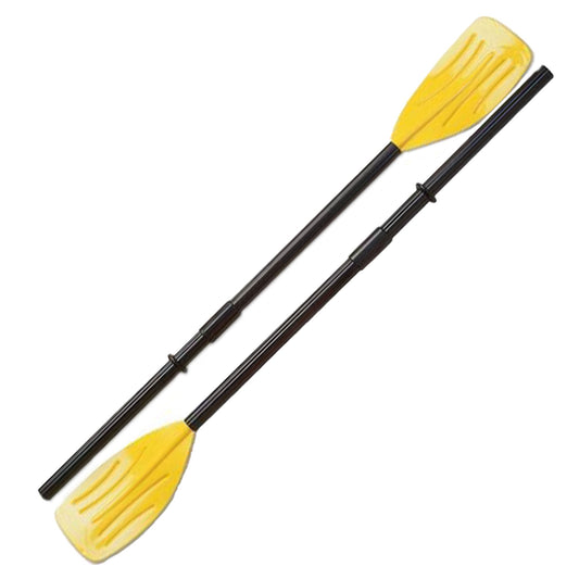 Intex Set of 48" Paddles Plastic Ribbed French Oars for Inflatable Boat (4 Pack)