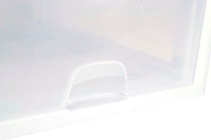 Sterilite 16 Qt Clear Stacking Storage Drawer Container (6 Pack) + 6 Qt (6 Pack)
