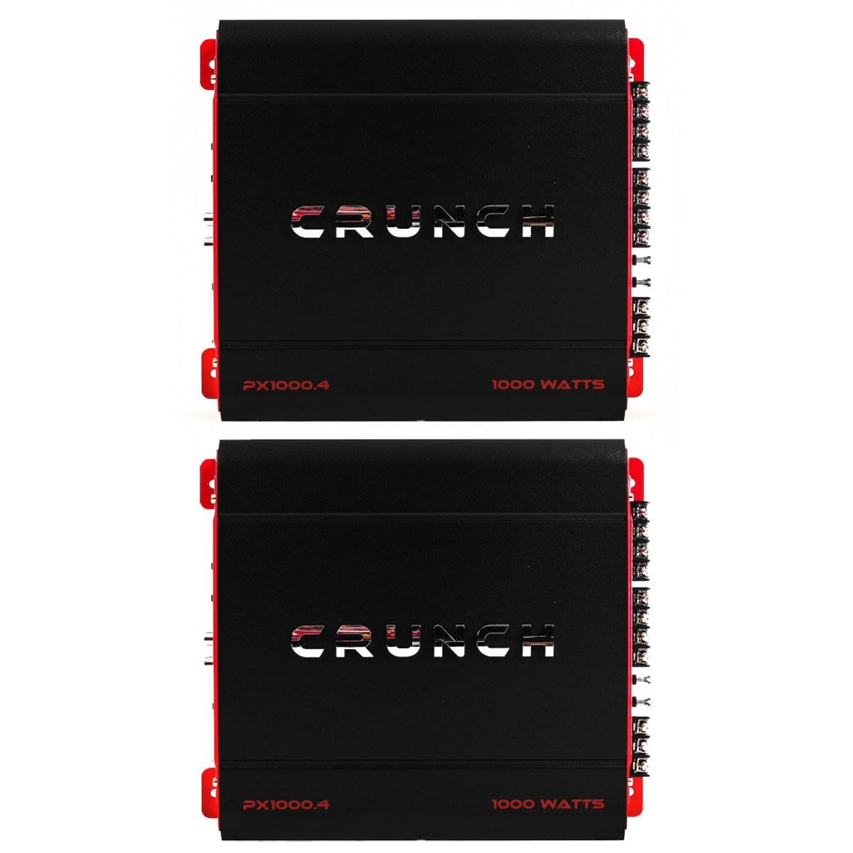 Crunch 4 Channel 1000 Watt Amp A/B Class Car Stereo Amplifier (2 Pack) - Find Fresh Goods