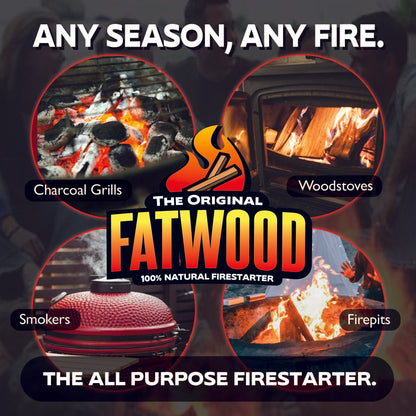 Betterwood Products 9910 Fatwood 10 Pound Natural Wood Firestarter (4 Pack)