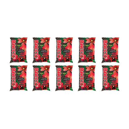 Michigan Peat Baccto All Purpose Potting Soil with Perlite, 25lbs (10 Pack)