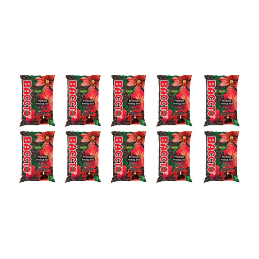 Michigan Peat Baccto All Purpose Potting Soil with Perlite, 25lbs (10 Pack)