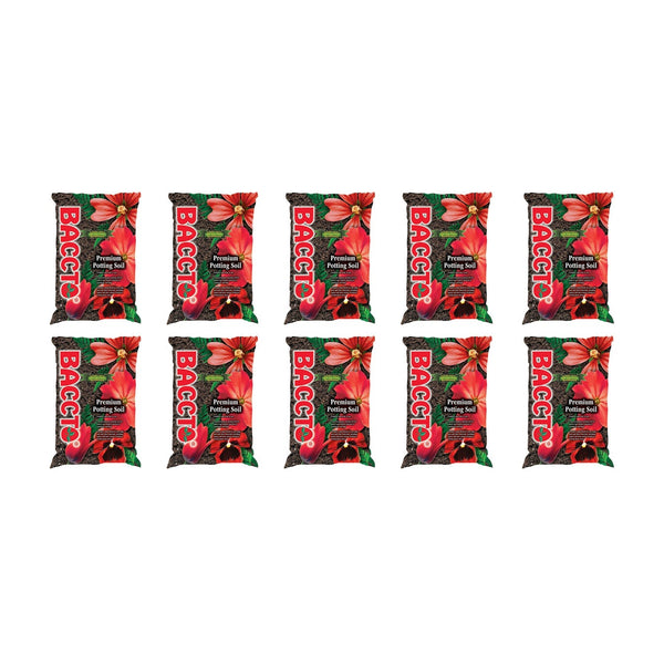 Michigan Peat Baccto All Purpose Potting Soil with Perlite, 25lbs (10 Pack)