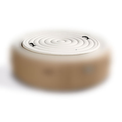 Intex PureSpa Hot Tub Cover w/ Foam Headrest (2 Pack) & Removable Seat (2 Pack)