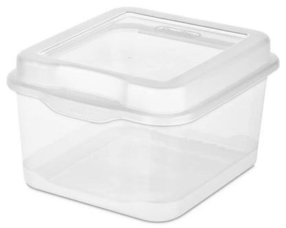 Sterilite Large Latching Storage Box, 6 Pack, and Small Latching Storage Box, 12 Pack