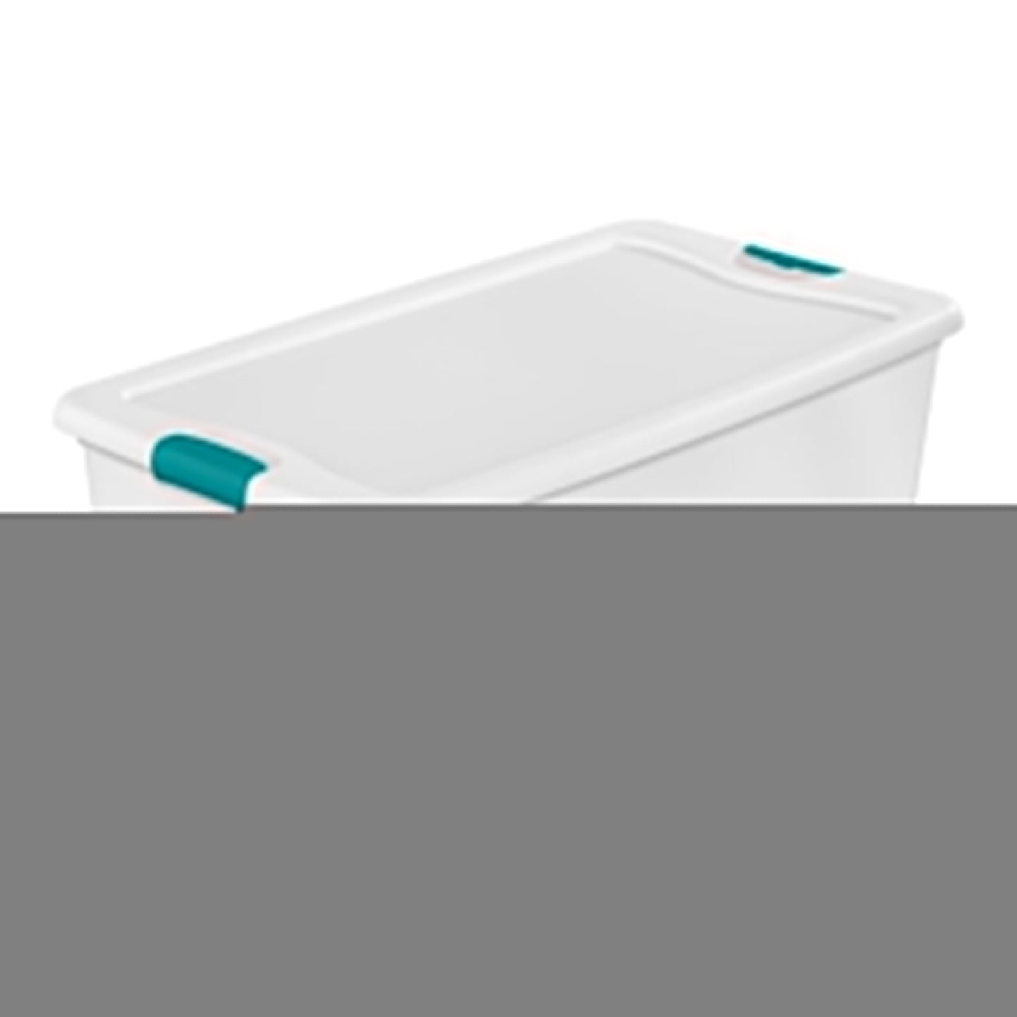 Sterilite 106 Quart Plastic Storage Container (4 Pack) and 64 Quart Box (6 Pack)