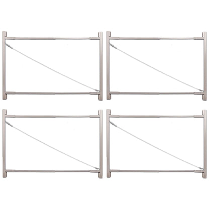 Adjust-A-Gate Steel Frame Gate Kit, 36"-72" Wide Opening To 6' High (4 Pack)