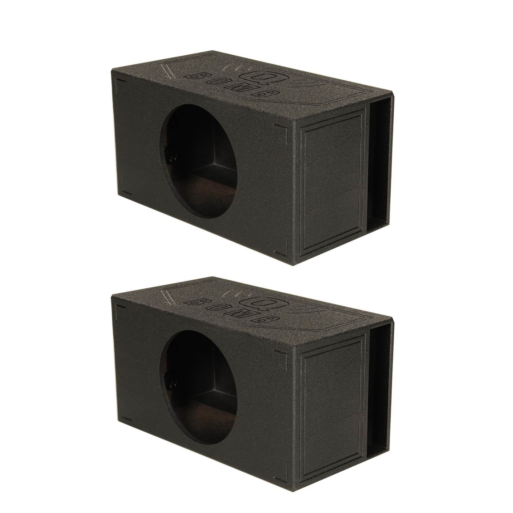 Q-POWER QBOMB15VL Single 15" Vented Ported Subwoofer Sub Box Enclosure (2 Pack) - Find Fresh Goods