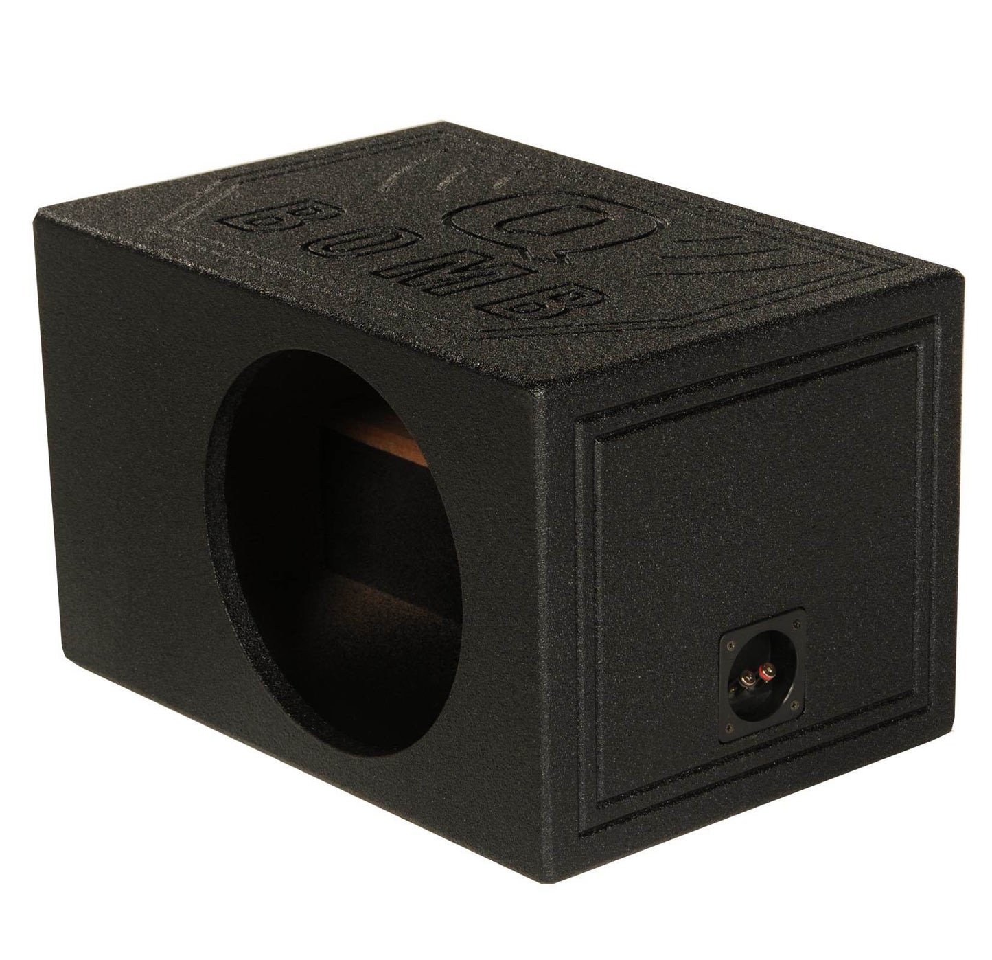 Q-Power QBOMB10VL Single 10" Vented Ported Car Subwoofer Box Enclosure (2 Pack) - Find Fresh Goods